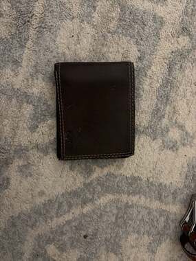 Levi's Brown Leather Bifold Wallet